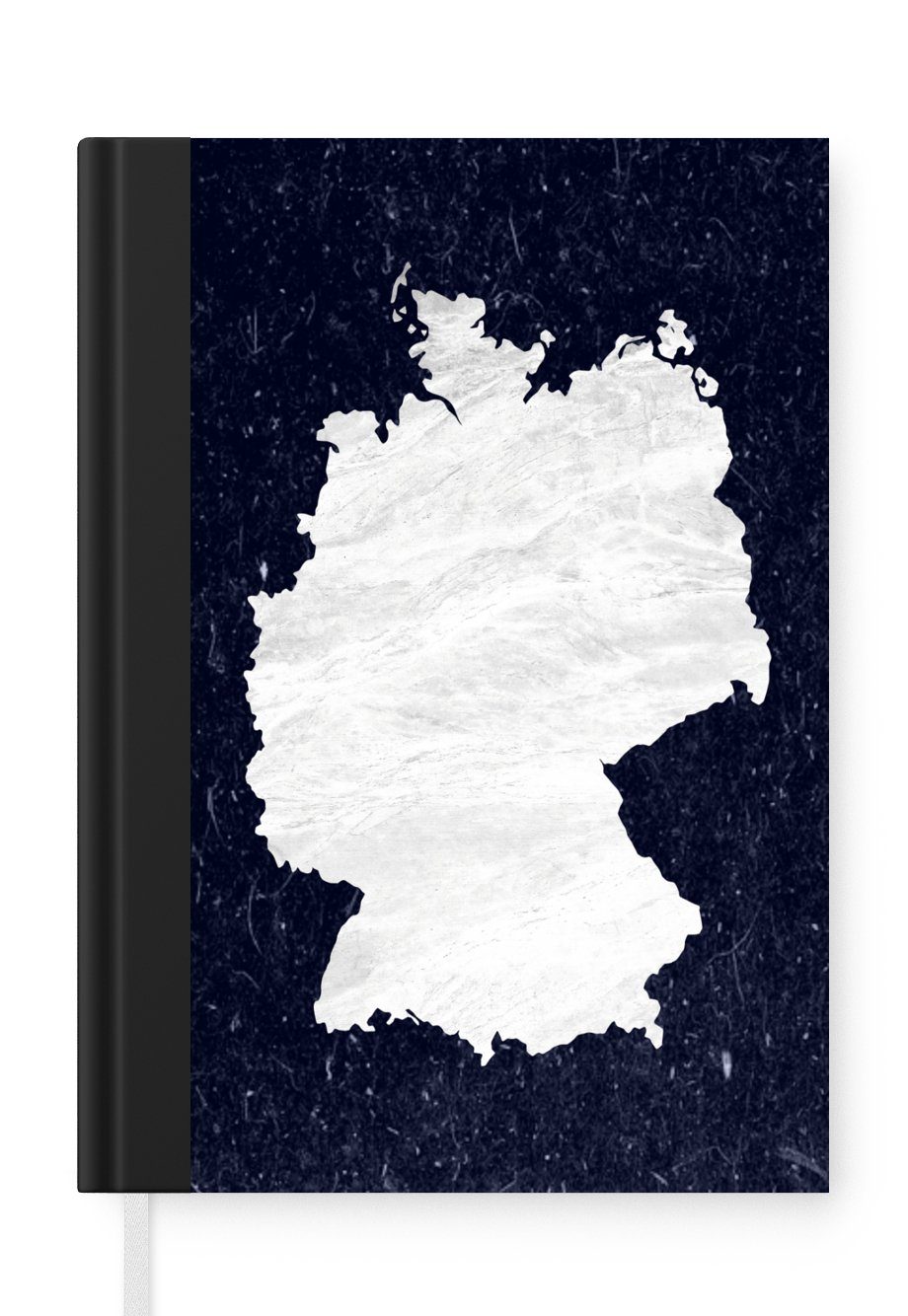 Notizheft, Seiten, Haushaltsbuch - Journal, Notizbuch 98 Weiß, Tagebuch, A5, - Karte MuchoWow Merkzettel, Deutschland