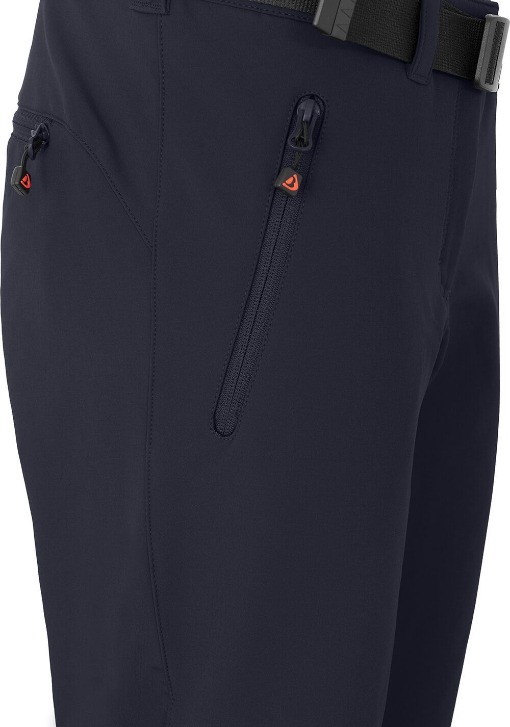 Bergson Outdoorhose KEITA Damen Winter Softshellhose, warm, Innenfleece, recycelt, Normalgrößen