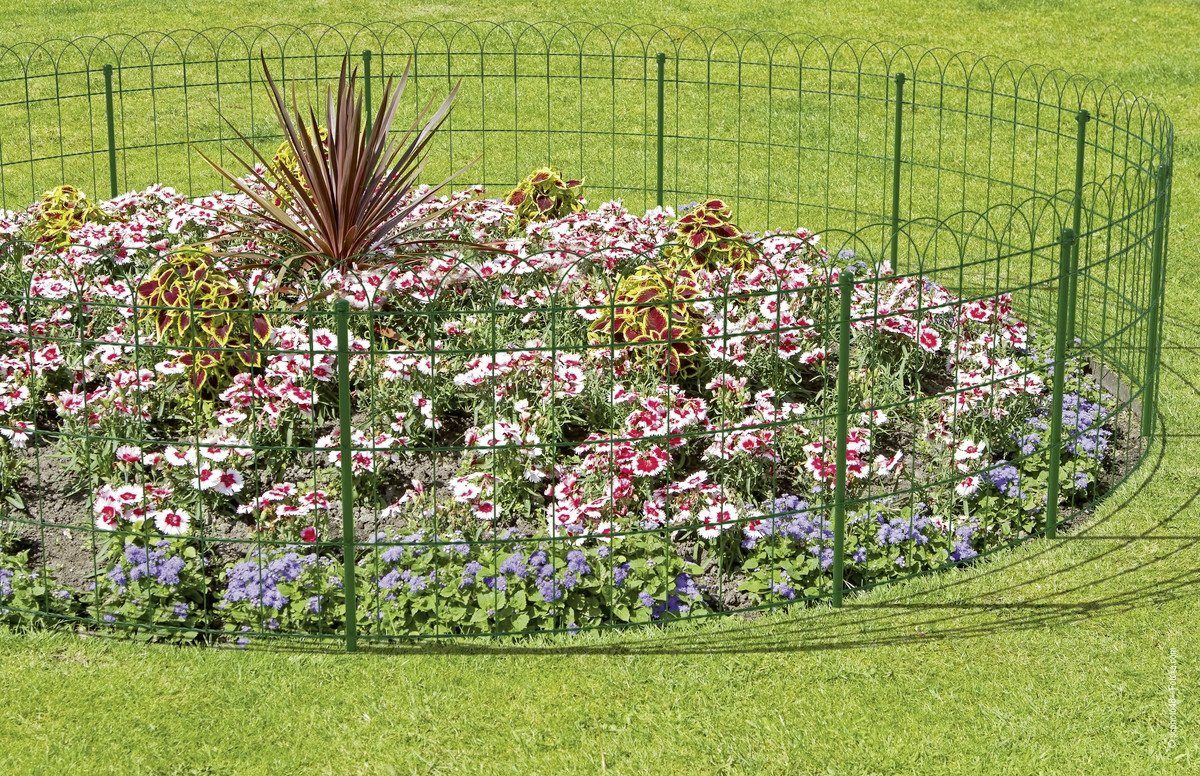 Alberts Maschendrahtzaun Alberts Ziergeflecht Rondo 10m 65 cm hoch grün günstig online kaufen