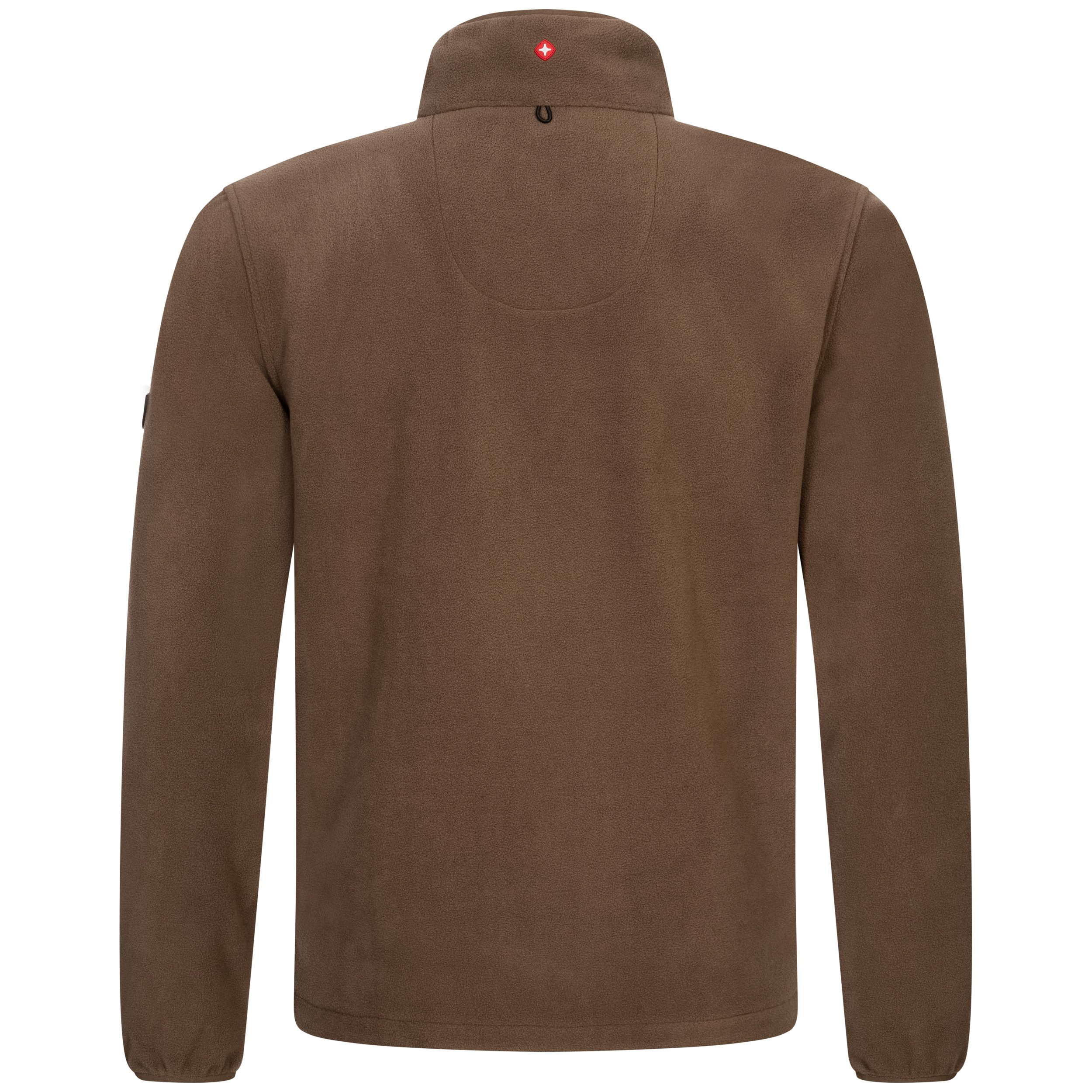 Höhenhorn Fleecejacke Badus Herren Fleece Jacke für Männer Outdoor Freizeit weicher Microfleece, Quick-Grip Paracord Zipper