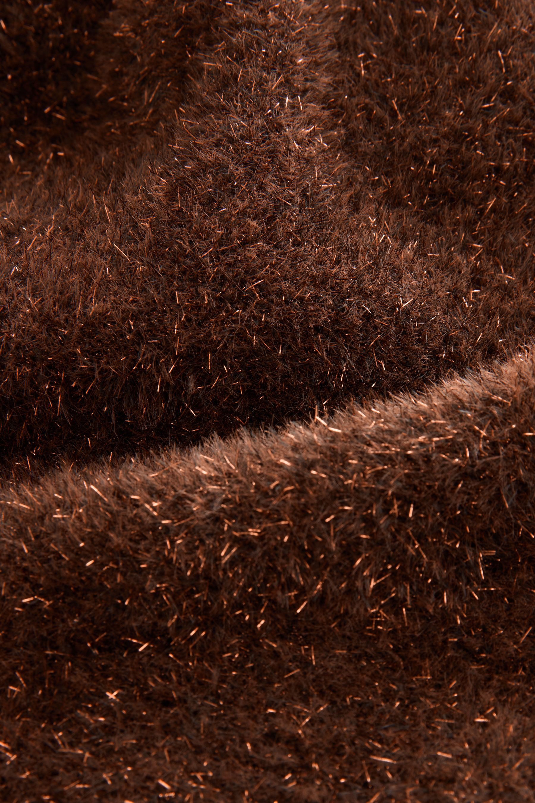 Next Strickpullover Funkelndes T-Shirt mit U-Ausschnitt (1-tlg) günstig online kaufen