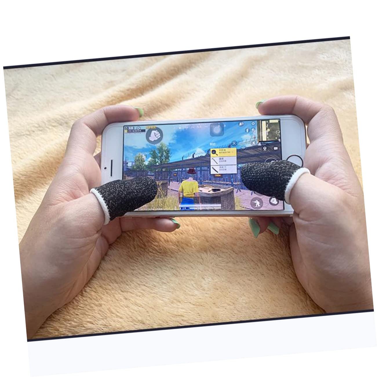 FELIXLEO Finger- und Zehenschutz 20 Stück Gaming Fingerhüllen Atmungsaktiv Anti Schweiß Touchscreen (1-tlg)