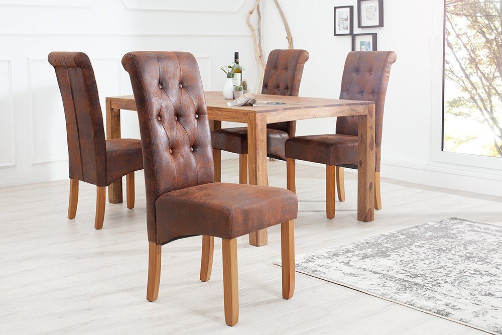 riess-ambiente Esszimmerstuhl CASA vintage braun, Esszimmer günstig online kaufen