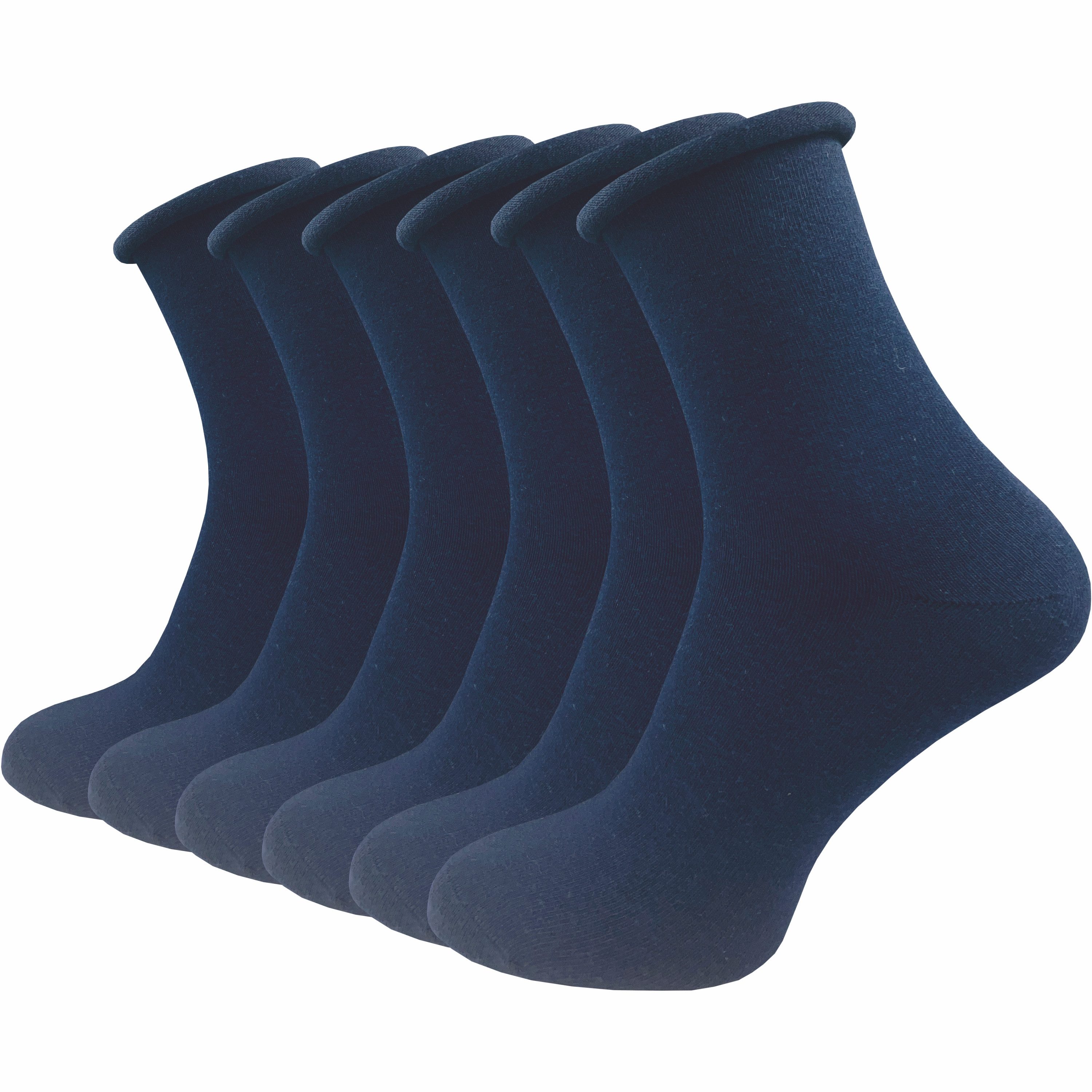 Diabetikersocken für Damen mit Rollrand - Ohne drückende Naht & ohne Gummidruck