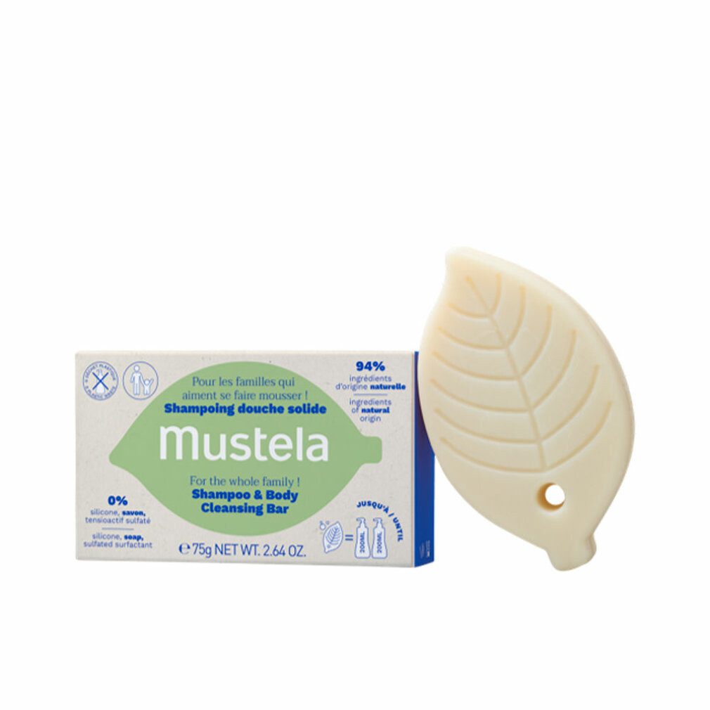 Mustela Haarpflege-Set BIO champú sólido 75 gr