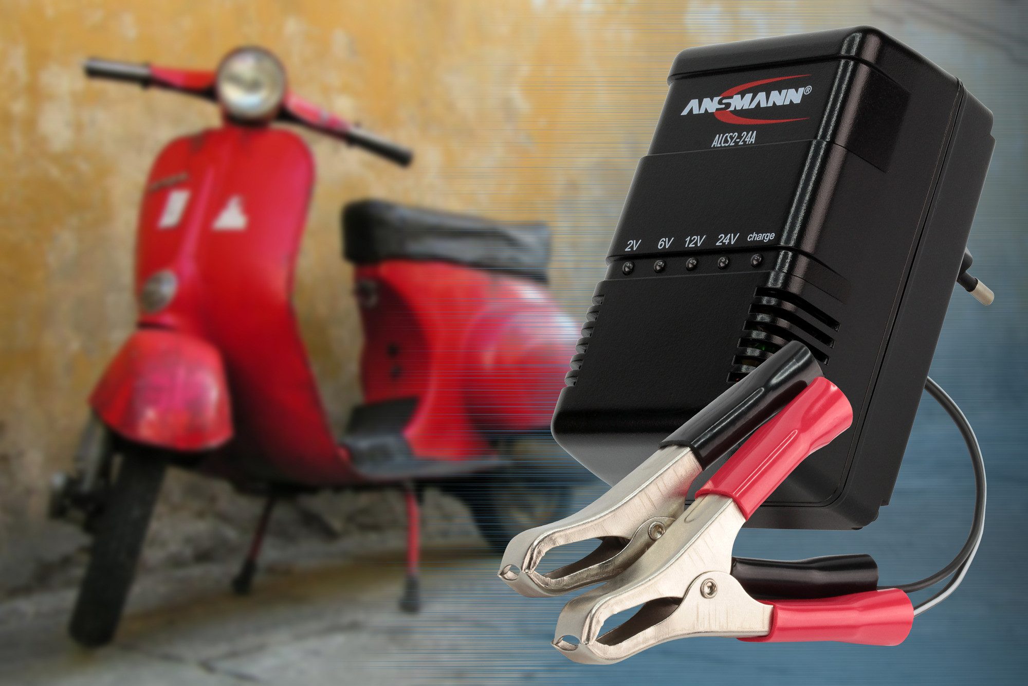 ANSMANN AG KFZ-Ladegerät für 2v/6V/12/24V Autobatterie – Vollautomatisch Universal-Ladegerät