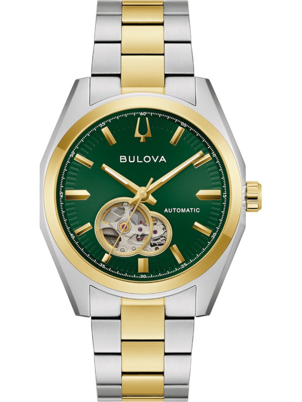 Bulova Automatikuhr Bulova 98A338 Herrenuhr Surveyor Automatik 39mm 3ATM Bulova 98A338 Herrenuhr Surveyor Automatik 39mm 3ATM