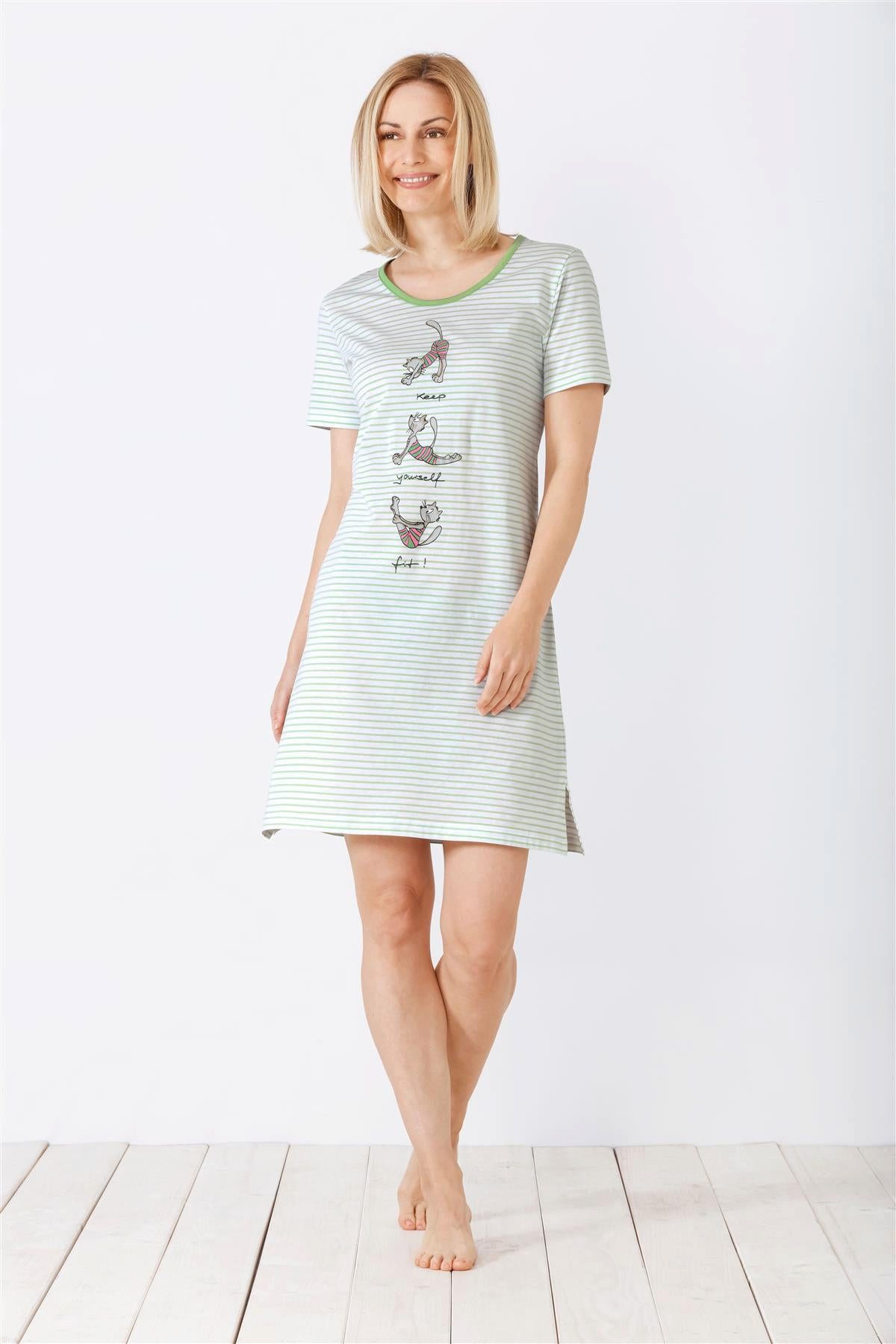 Sleepshirt Damen Sleepshirt, Premium Cotton
