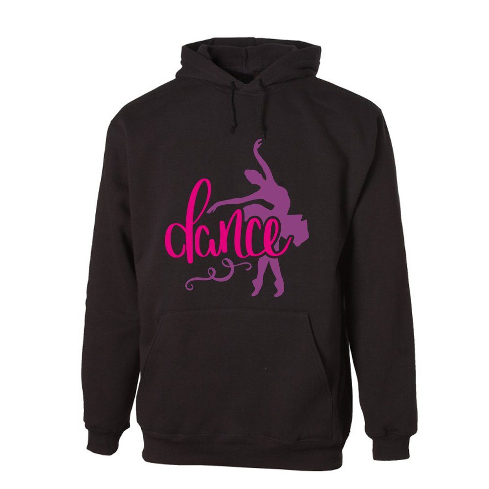 G-graphics Hoodie Dance – Ballerina mit trendigem Frontprint, Aufdruck auf der Vorderseite, Spruch/Sprüche/Print/Motiv, für jung & alt