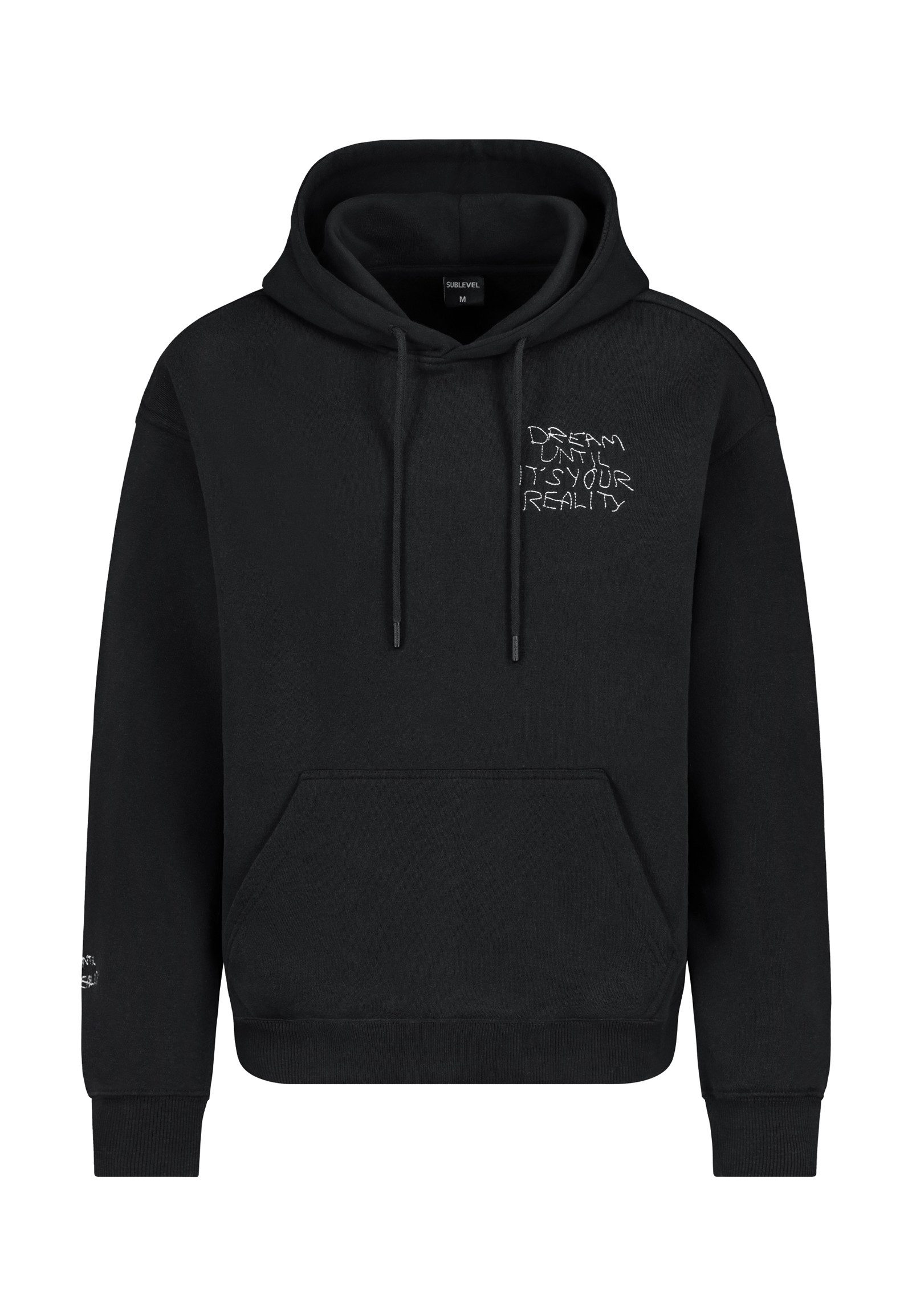 SUBLEVEL Hoodie Herren Kapuzenpullover mit Stickerei Sweater, Kapuzensweats günstig online kaufen