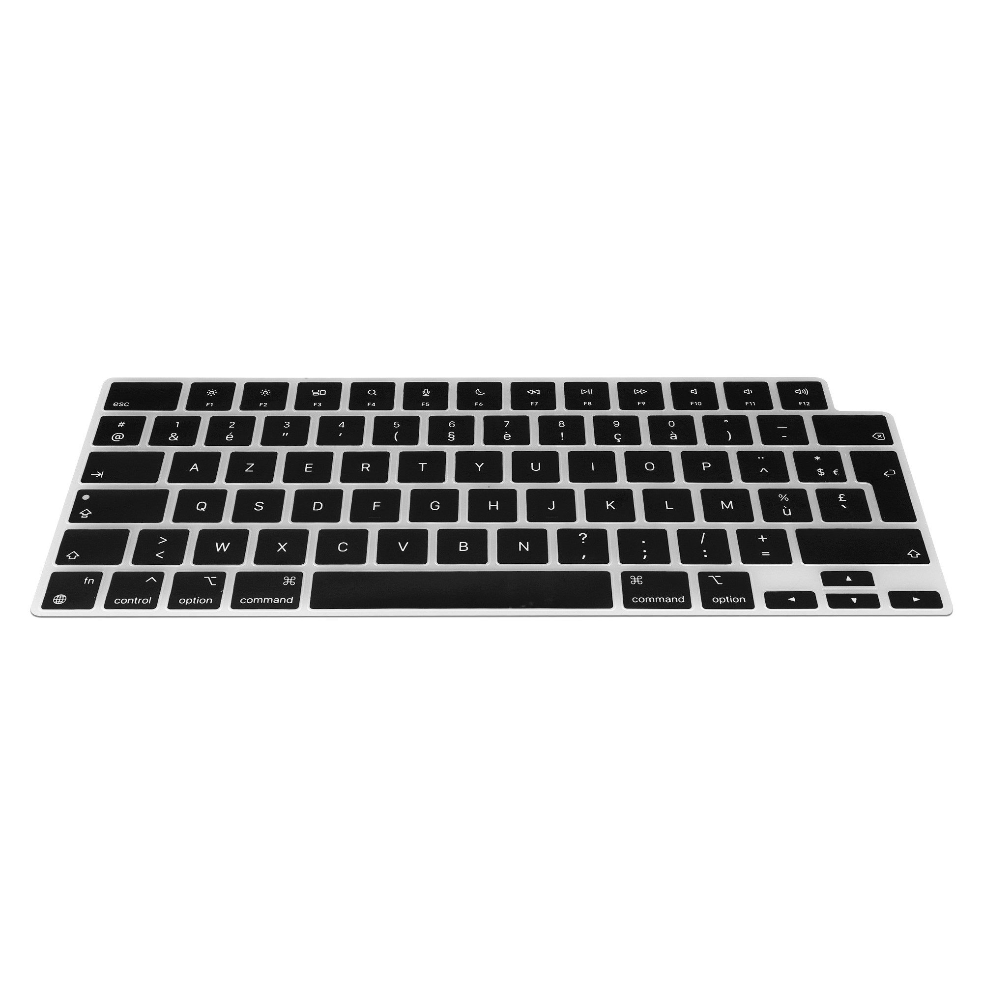 kwmobile Etui Tastaturschutz für Apple Macbook Air 15 M3 2024 A3114, AZERTY (Frankreich, Belgien) Silikon Laptop Abdeckung