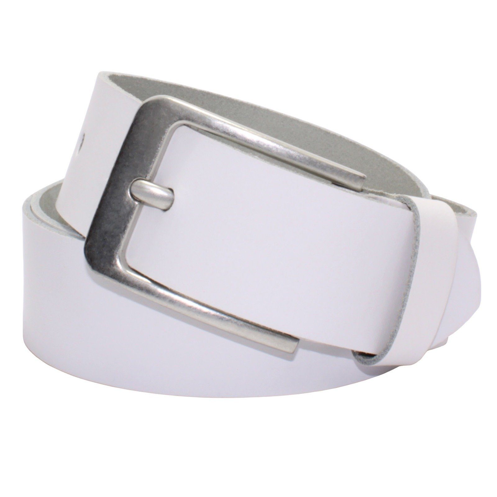 Manza Ledergürtel Gürtel Ledergürtel 4cm breit Echt Leder Jeansgürtel Unisex Kürzbar