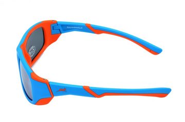 Gamswild Sonnenbrille UV400 GAMSKIDS Kinderbrille 6-12 Jahre Jugendbrille flexibel Mädchen Jungen Modell WJ5119 in blau - orange, grün - grau, dunkelrot -orange