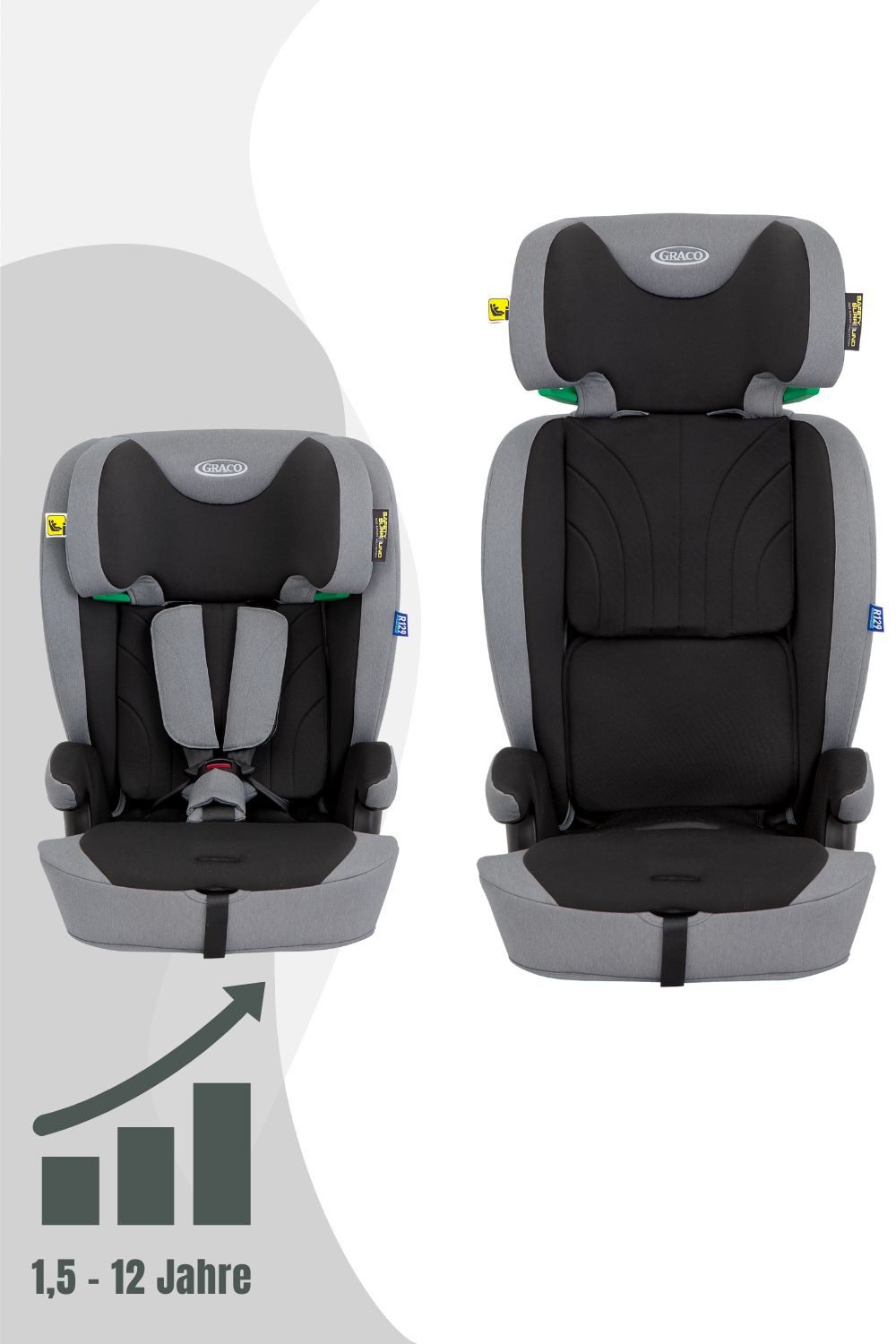 Graco Autokindersitz Energi i-Size Kindersitz (ab 15 Monate - 12 Jahre)