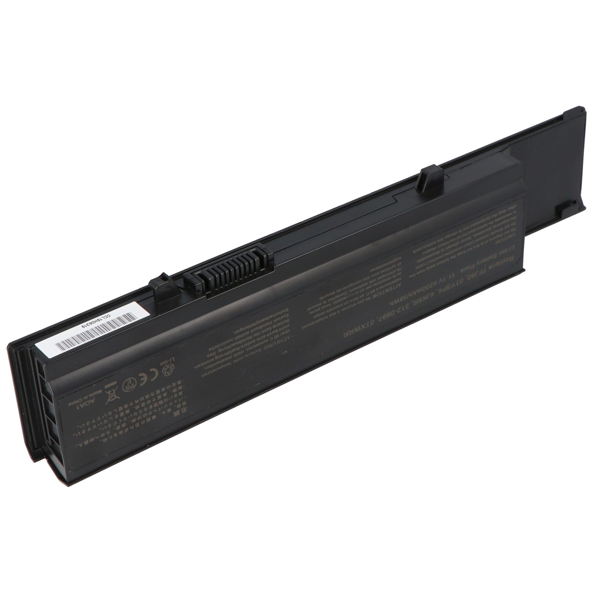 AccuCell Akku passend für Dell Vostro 3400 Dell Typ 7FJ92 Nachbau Akku 4400mAh Akku 4400 mAh (11,1 V)