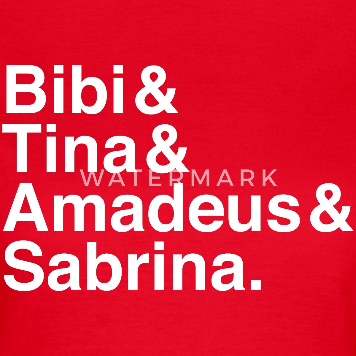 Spreadshirt T-Shirt Bibi Und Tina Amadeus günstig online kaufen