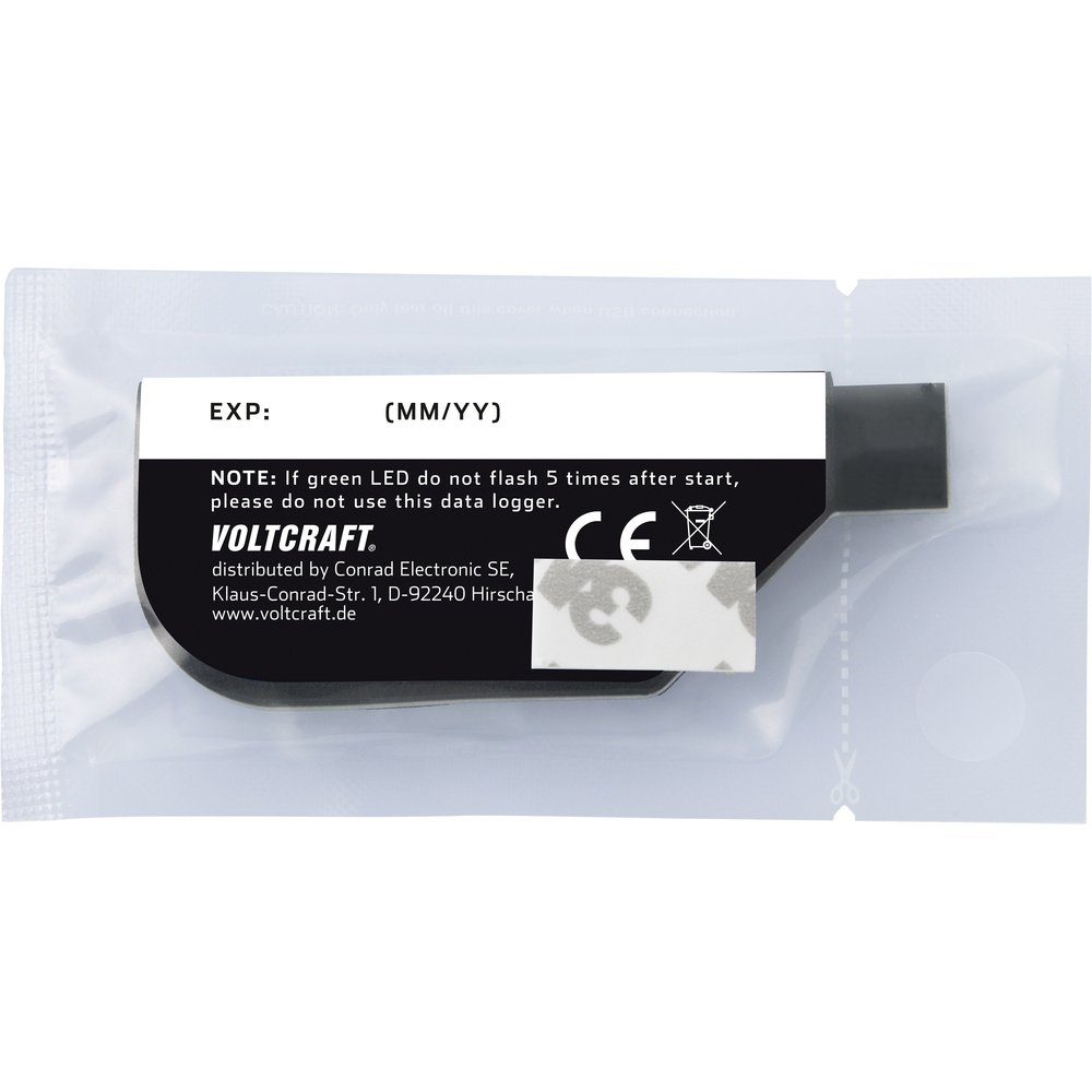 VOLTCRAFT Klimamesser VOLTCRAFT VC-11576730 DLS-200 Temperatur-Datenlogger Messgröße Temper, (DLS-200)