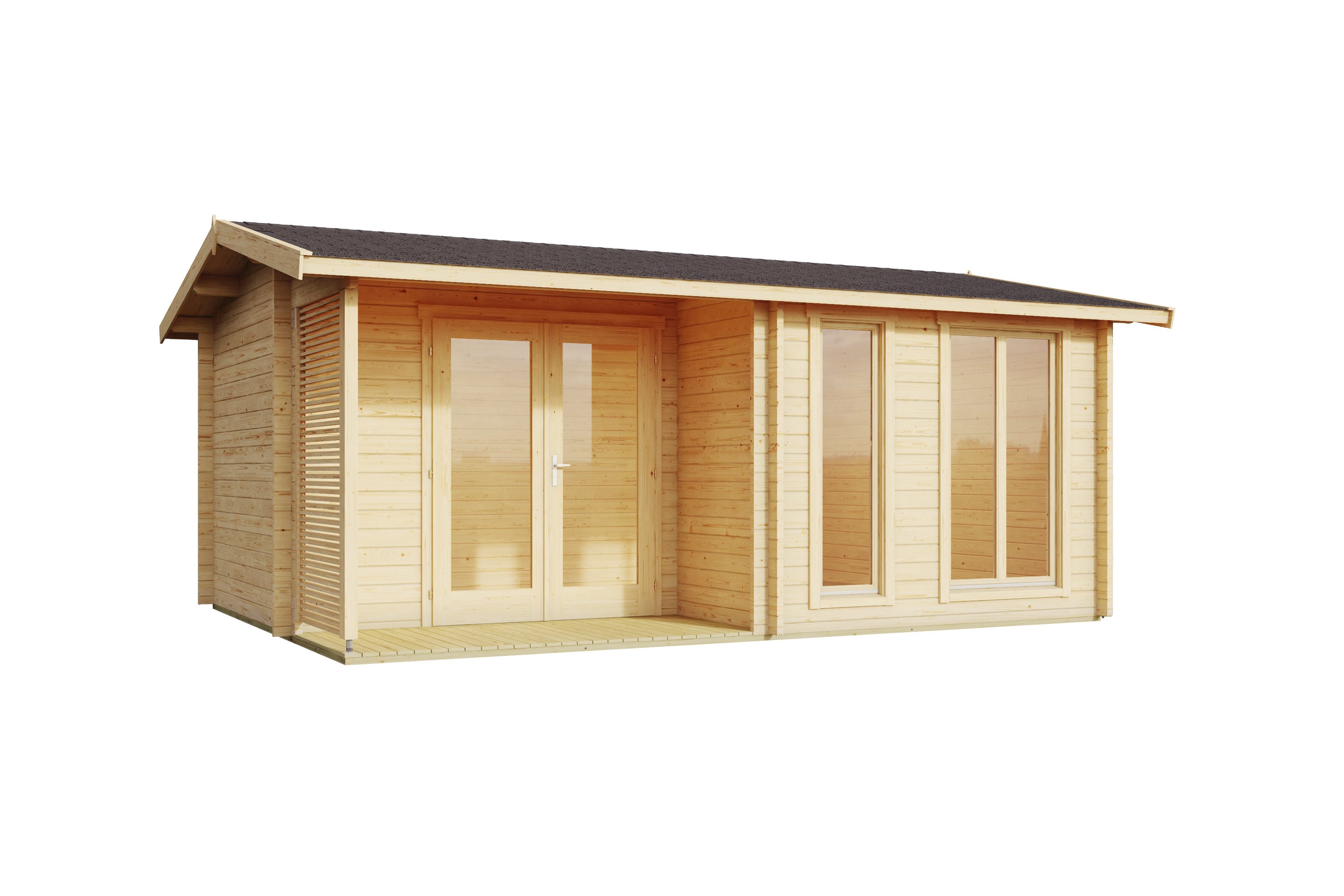 Nordic Holz Gartenhaus BRIGHTON 44, BxT: 580x429,9 cm