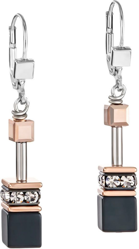COEUR DE LION Paar Ohrhänger Schmuck Geschenk Edelstahl GeoCUBE® Würfelkett günstig online kaufen