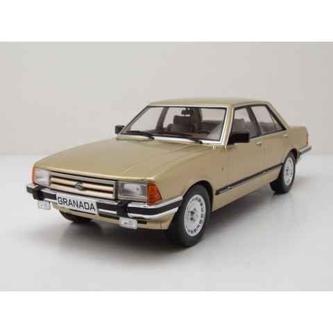 MCG Modellauto Ford Granada MK2 2.8 Ghia 1982 beige metallic Modellauto 1:18 MCG, Maßstab 1:18