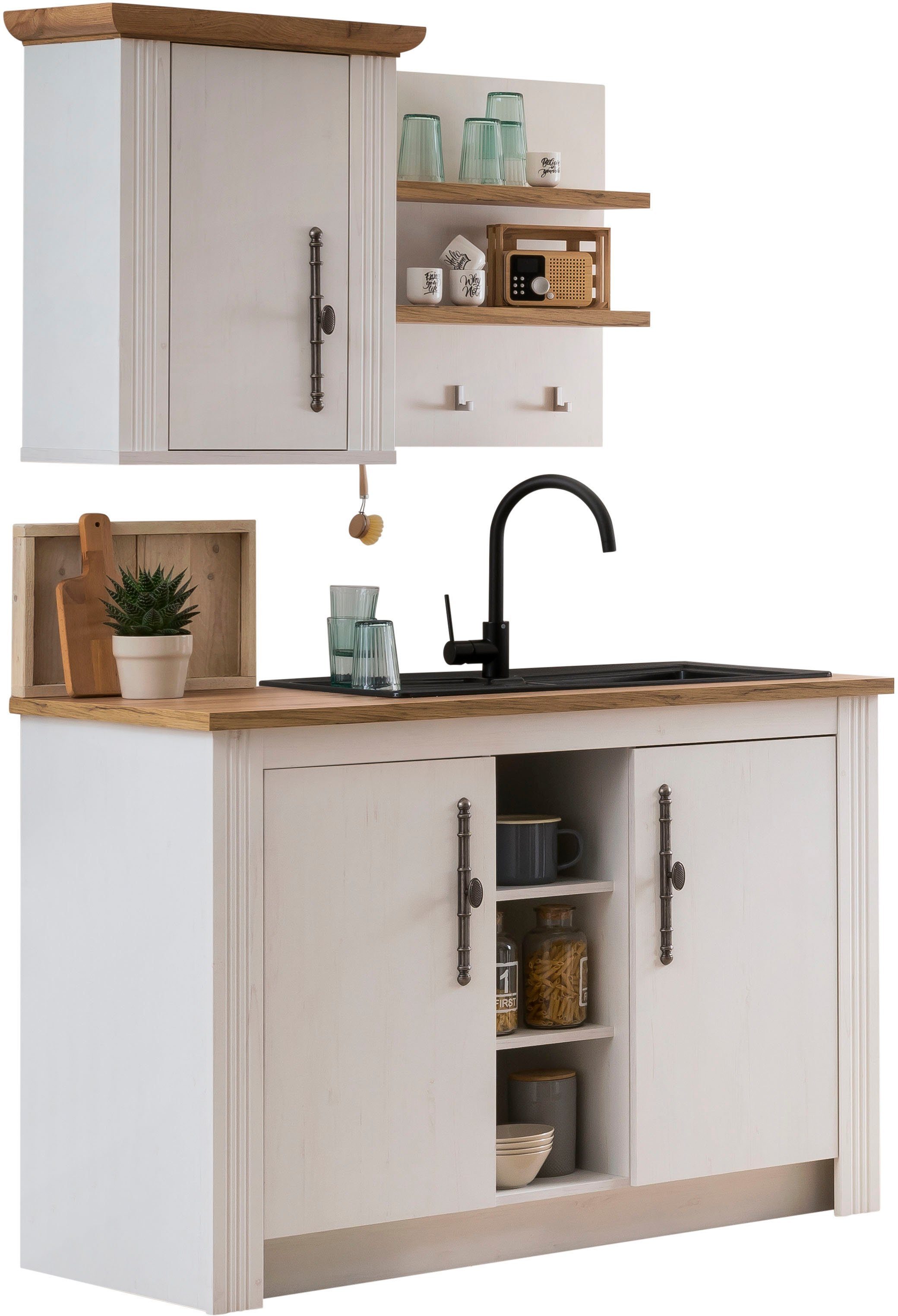 KOCHSTATION Pantryküche KS-Westminster, Breite 130 cm, günstig online kaufen