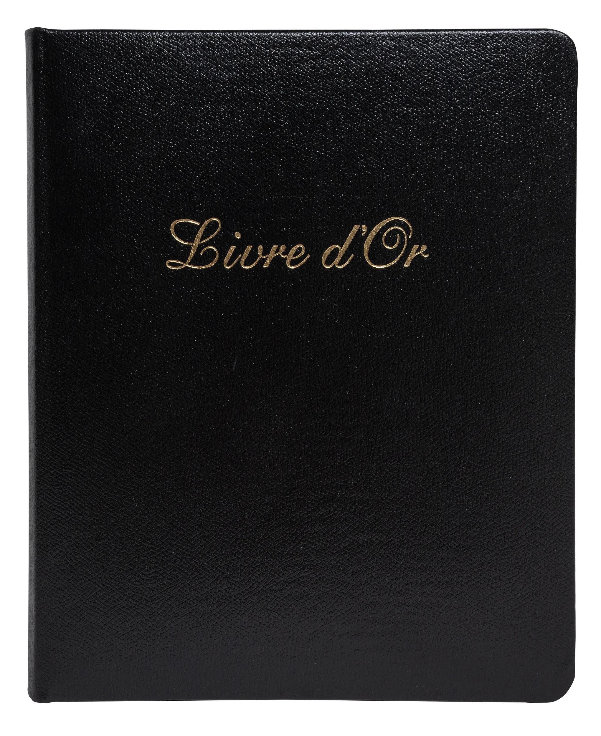 EXACOMPTA Fotoalbum Gästebuch Alpillez 70 Blatt schwarz 26x22 cm Hochformat Schwarz 4711E, Gästebücher Classic