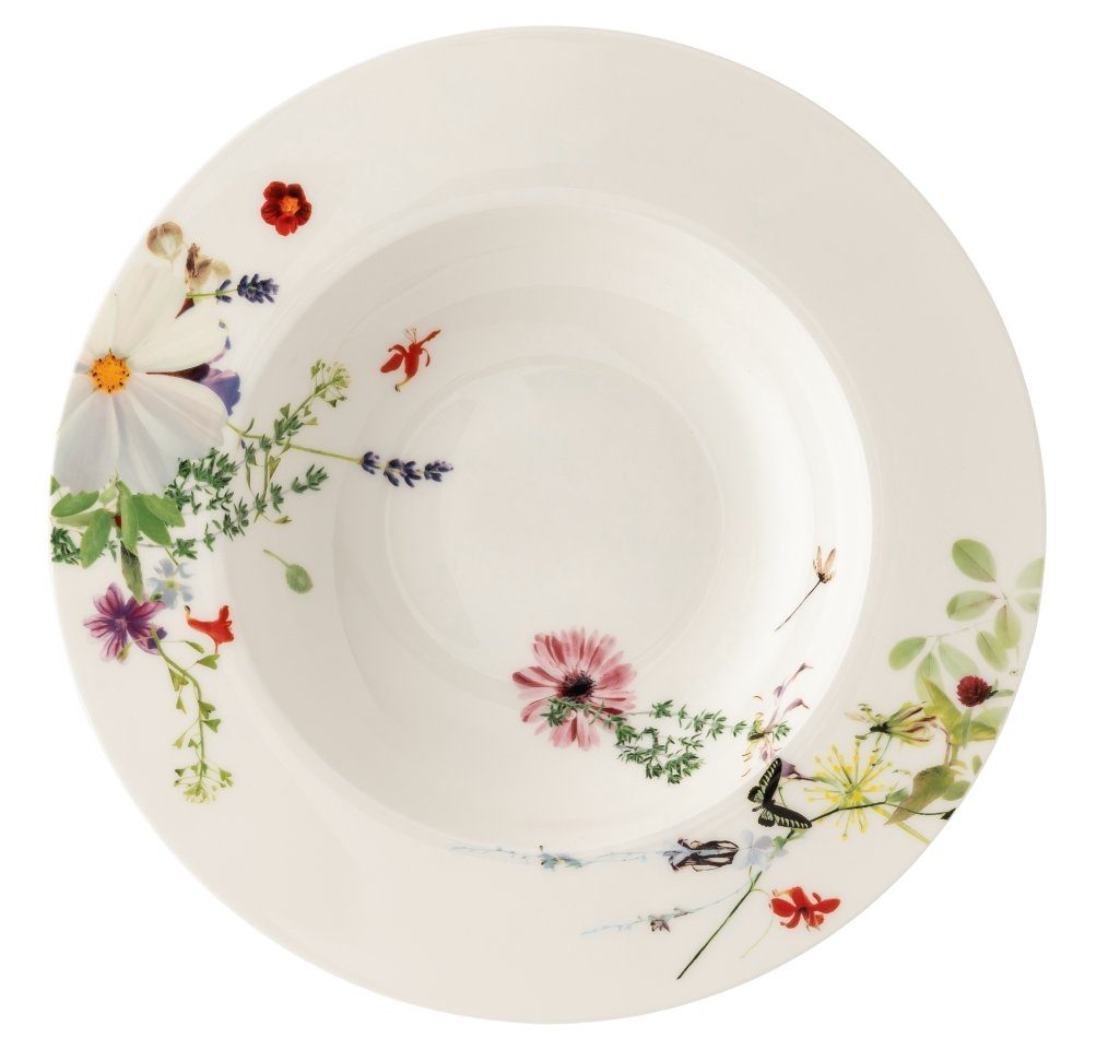 Rosenthal Suppenteller Brillance Grand Air Suppenteller m. Fahne 23cm, Teller Tief