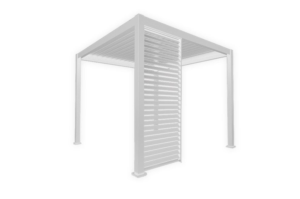 Green Spirit Pergola »Mirador« Seitenwand für 4m Pergola Pavillon Sichtschutz, weiß, für Pergola Classic & Deluxe, wetterfest - Garten, Terrasse