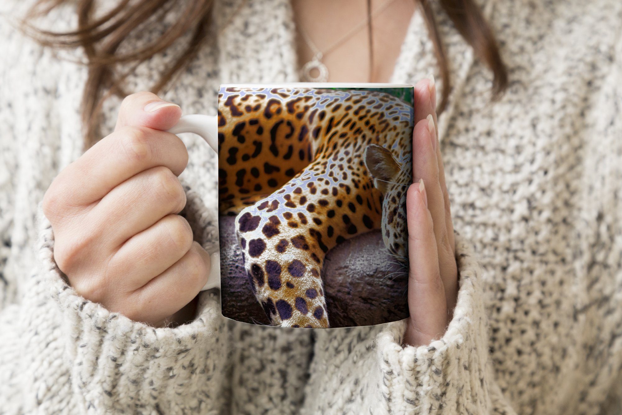 Keramik, Jaguar MuchoWow Kaffeetassen, Tasse Geschenk ruht, Teetasse, Becher, Teetasse,