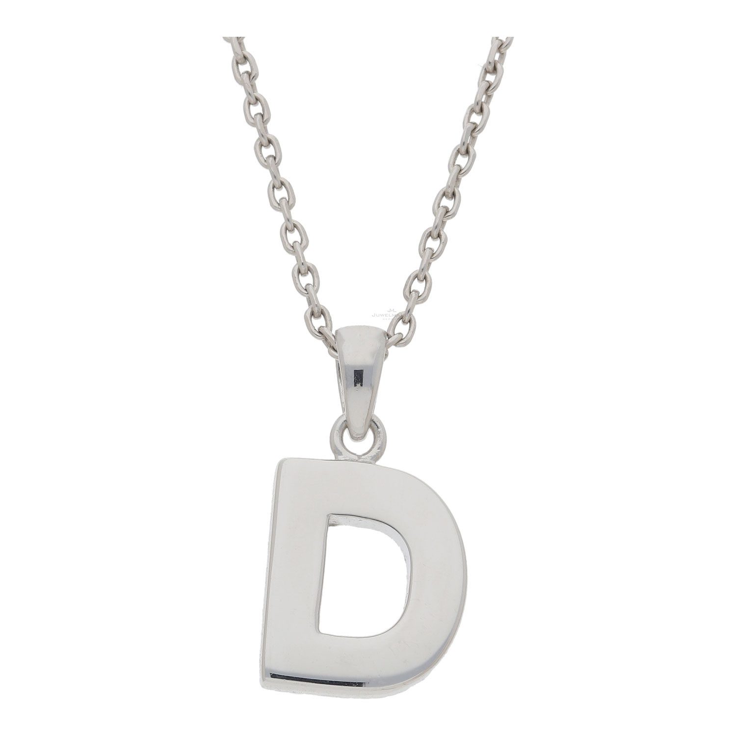 Buchstabenanhänger JuwelmaLux Anhänger Buchstabe D 925/000 Sterling Silber JL10-02-2239