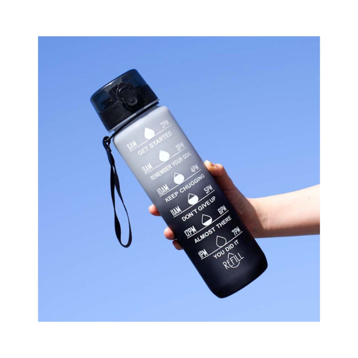 WS-Trend Trinkflasche XL Sportflasche Wasserflasche Flasche 1000 ml in 7 Farben