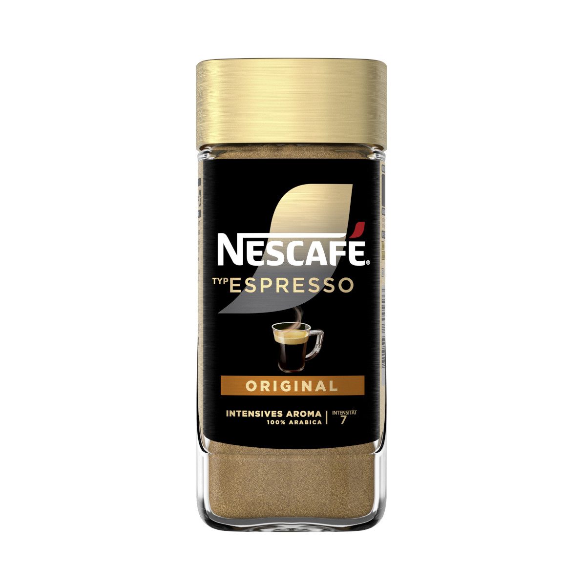 NESCAFE Kaffee, Nescafe Gold Espresso Intense Aroma löslicher Kaffee Arabica 100g