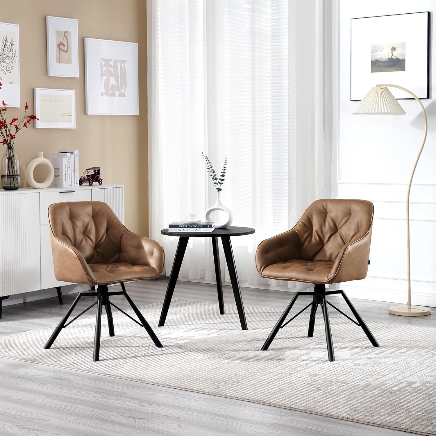 Woltu 4-Fußstuhl (1 St), drehbar, Esszimmerstuhl für Esszimmer Küche Wohnzi günstig online kaufen