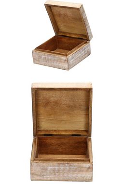 Marrakesch Orient & Mediterran Interior Aufbewahrungsbox Orientalische kleine Aufbewahrungsbox mit Deckel Awa Box 17cm, Handarbeit