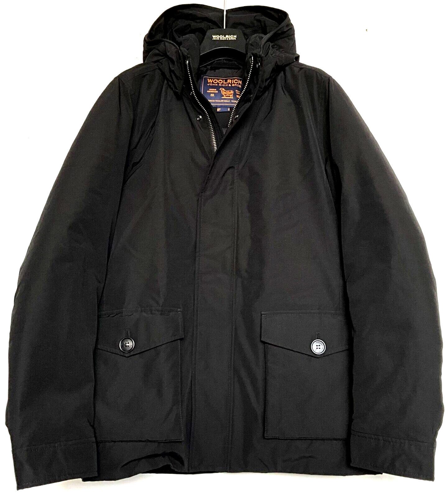 WOOLRICH Daunenjacke Woolrich Herren Jacke, Woolrich Gale Jacket NF Herren Jacken, Schwarz Teflon Fabric Protector