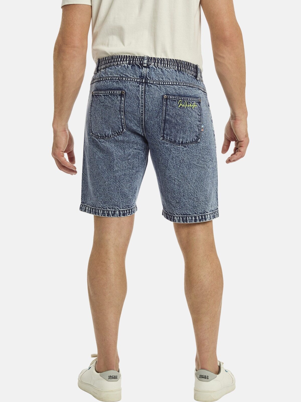 Jan Vanderstorm Bermudas PEROLOF in Moonwash-Optik günstig online kaufen