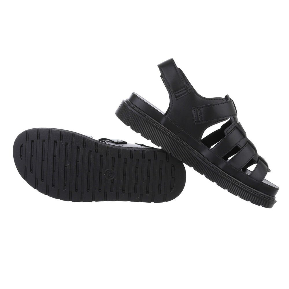 Ital-Design Damen Freizeit Plateausandaletten Flach Plateausandaletten günstig online kaufen