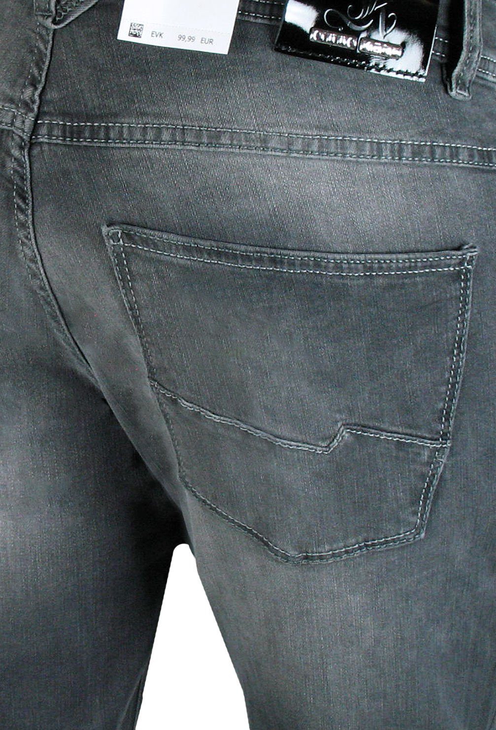 Otto Kern Kern 5-Pocket-Jeans Ray Wash Denim Storm Stretch Grey