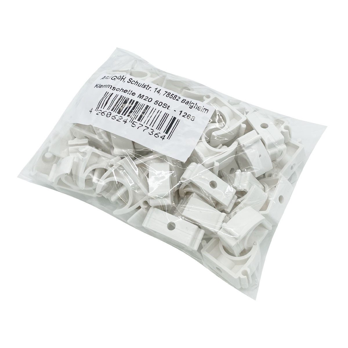 ARLI Klemmbefestigung 50x ARLI Klemmschelle M20 für Installationsrohr, (Set, 50-tlg., Clips), 100% kompatible mit ARLI Installationsrohr