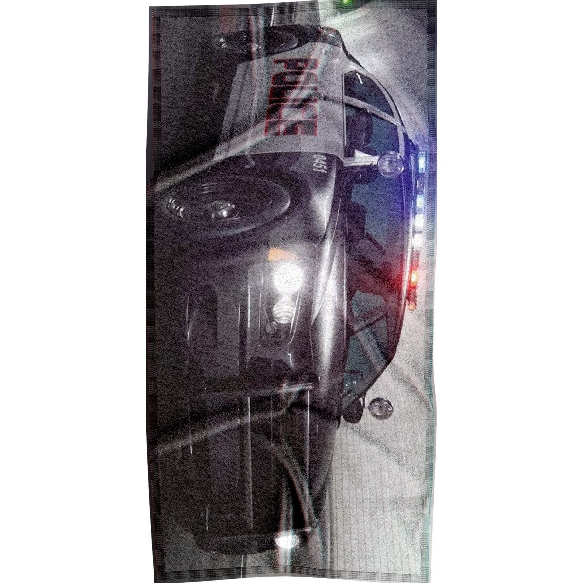 BrandMac Duschtuch Polizei Unisex Kinder, Frottee (1-St), Handtuch, Duschtuch, Badetuch, Strandtuch, Frotteehandtuch
