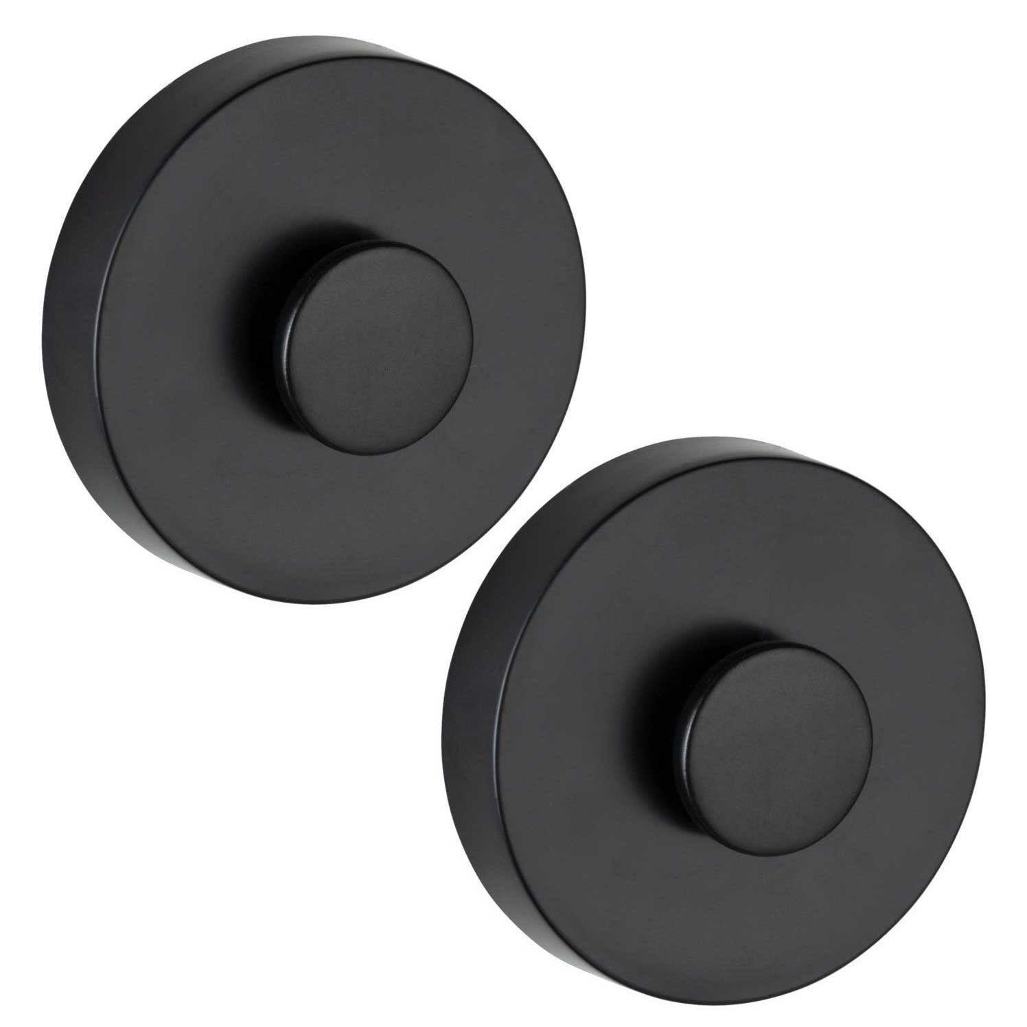 WENKO Handtuchhaken Power-Loc® Adapter Schwarz Befestigen ohne bohren - WENKO