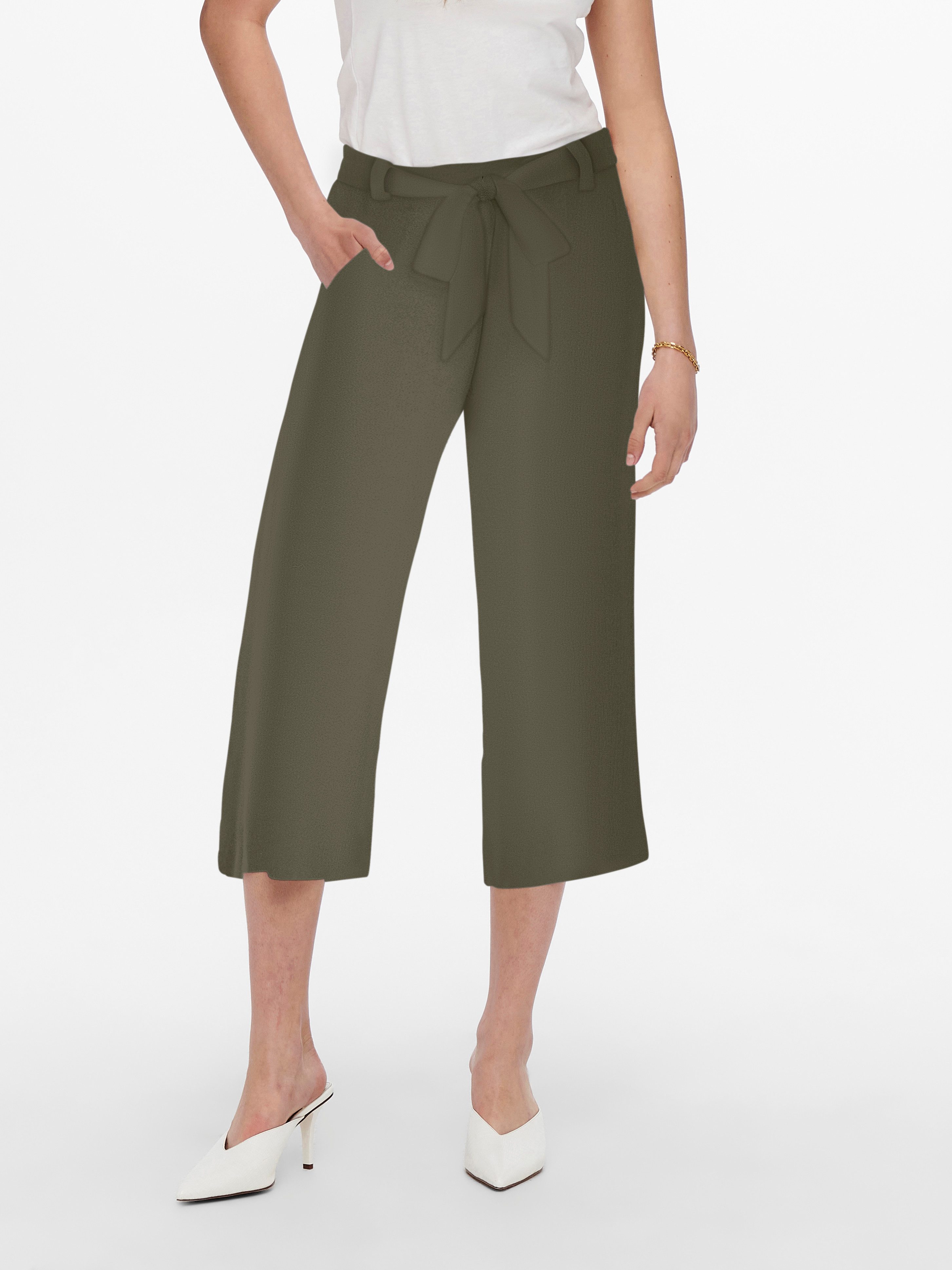 ONLY Palazzohose ONLNOVA LIFE CROP PALAZZO PANT AOP PTM Viskose, regular fit