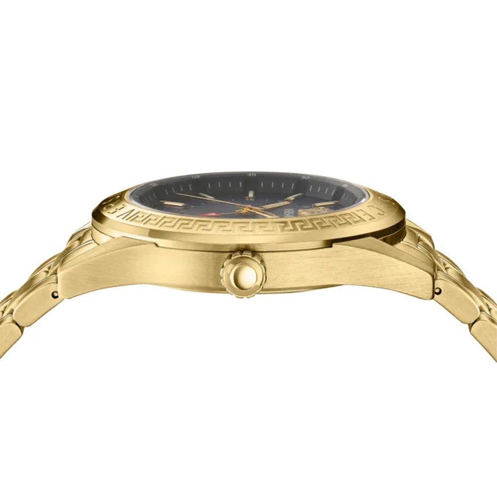 Versace Schweizer Uhr V-CODE GMT VEAFA0724, Mit Echtheitskarte und CLG Sicherheitsnummer