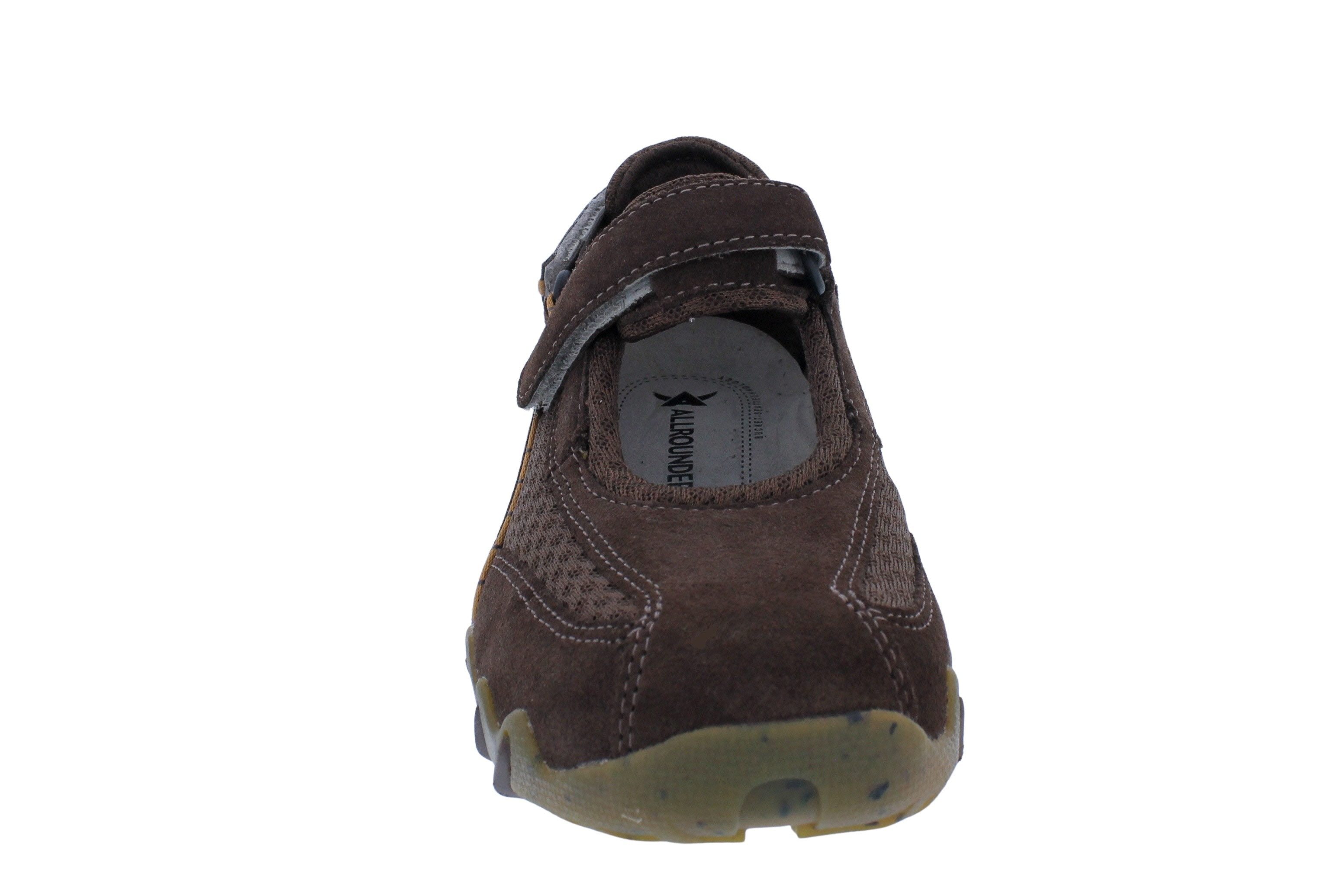 Allrounder by Mephisto Allrounder Niro Sneaker, Klettverschluss, Corvino (braun), C. Suede 51 Klettschuh