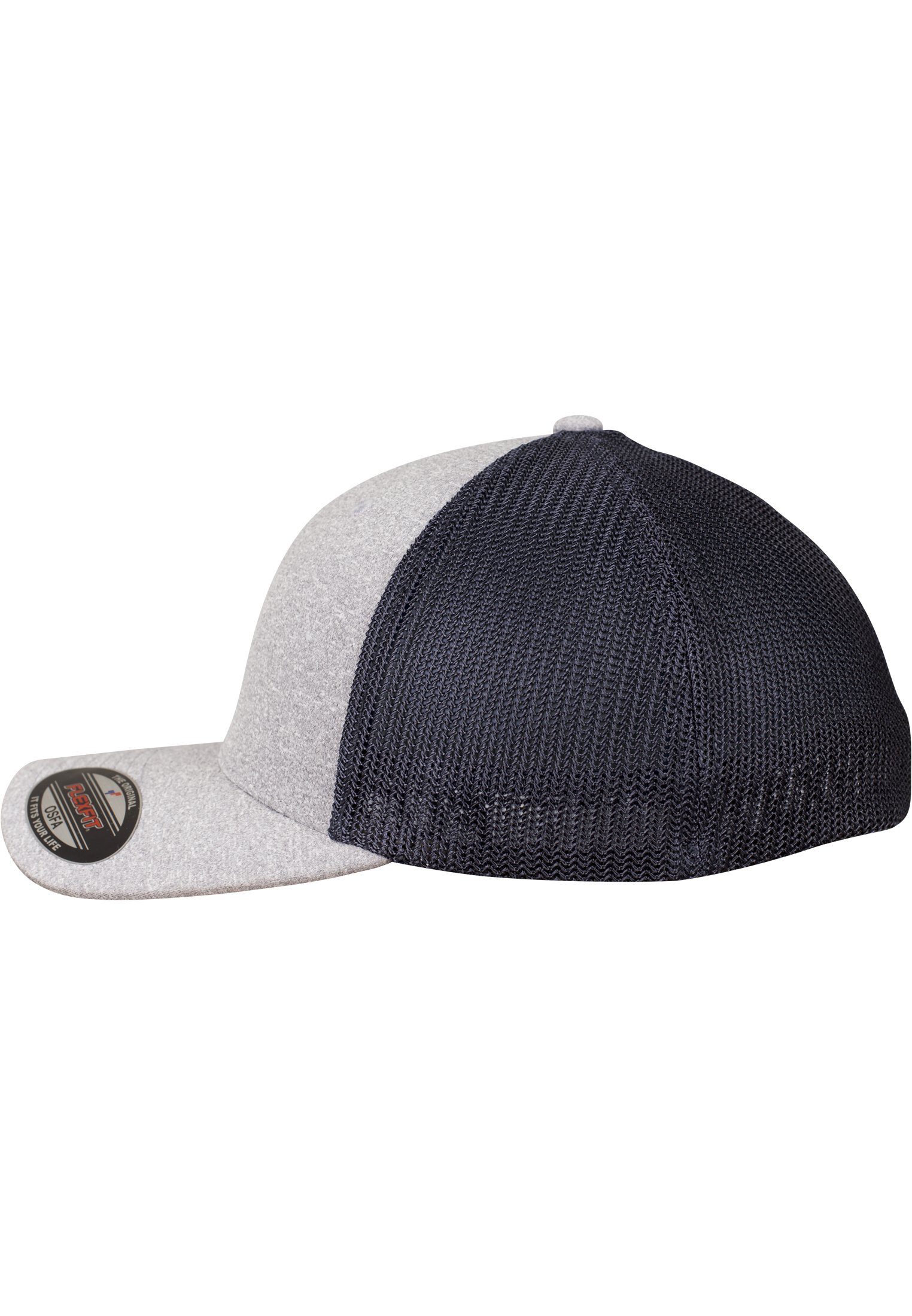 Melange Mesh Flexfit Flex Flexfit heathergrey/navy Cap Accessoires