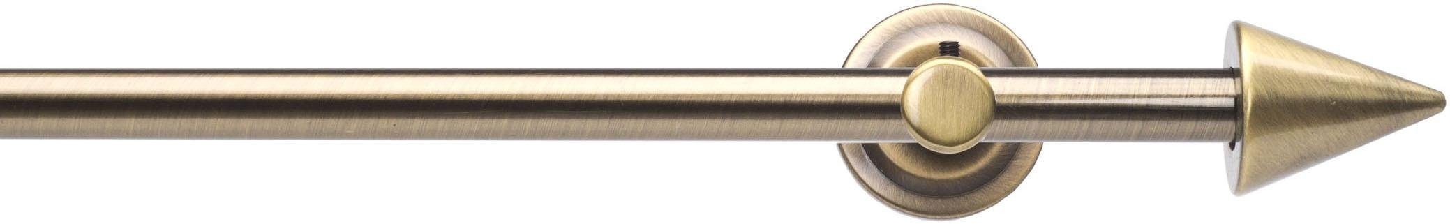 Liedeco Gardinenstange, Ø 12 mm, 1-läufig, Fixmaß, verschraubt, Metall