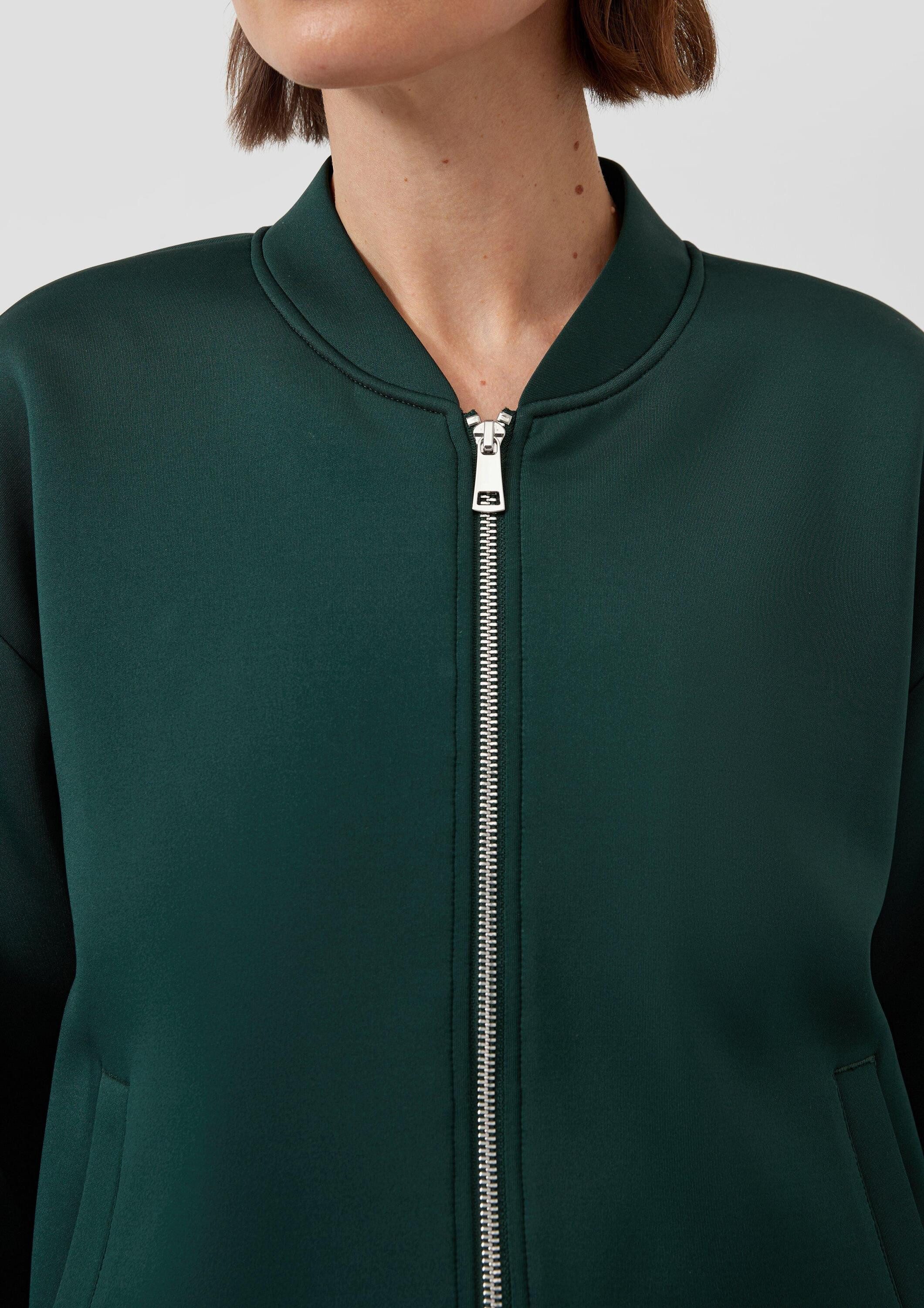 s.Oliver Funktionsjacke Indoor-Jacke Relaxed Blouson aus Scuba