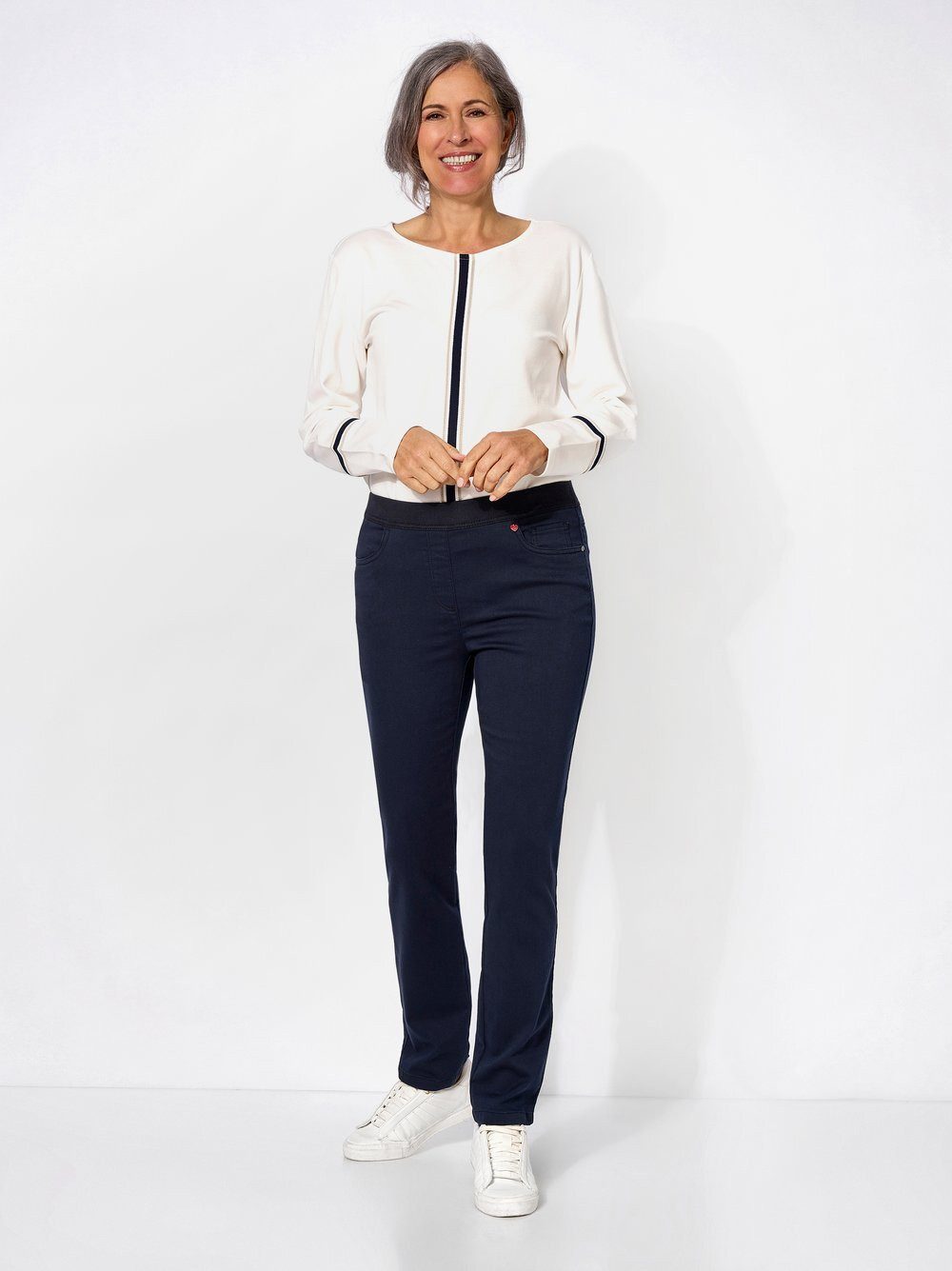 Relaxed by TONI Schlupfhose My Darling Slim mit breitem Jersey-Bund