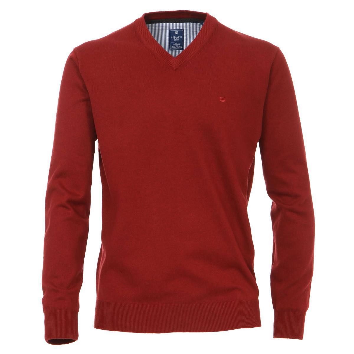 Redmond V-Ausschnitt-Pullover REDMOND Casual Herren Pullover Langarm V-Neck günstig online kaufen