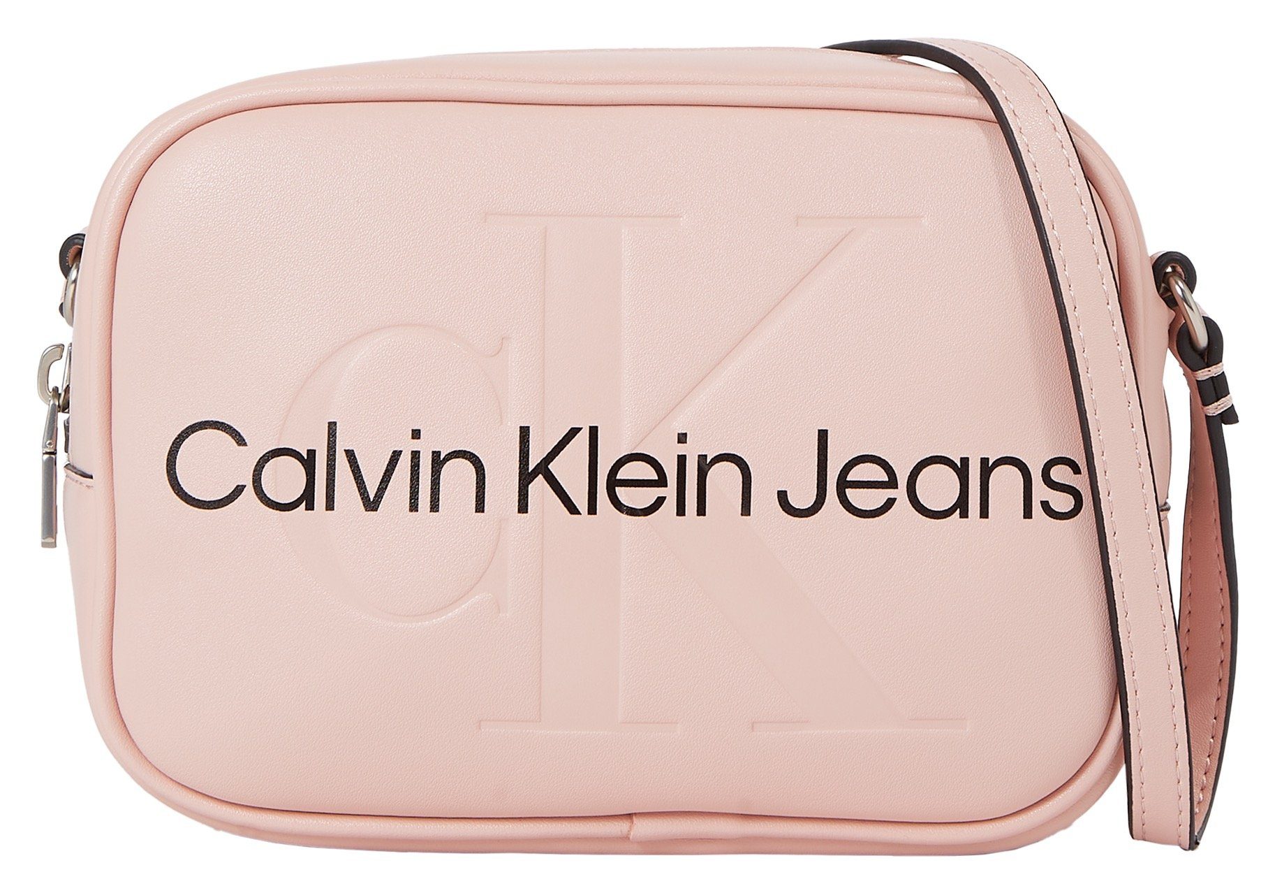 Calvin Klein Jeans Mini Bag SCULPTED CAMERA BAG18 MONO, mit großflächigem Markenlogo vorne Handtasche Damen Tasche Damen